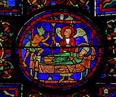 Scene from the Life of St. Martin, Chartres Cathedral by French School